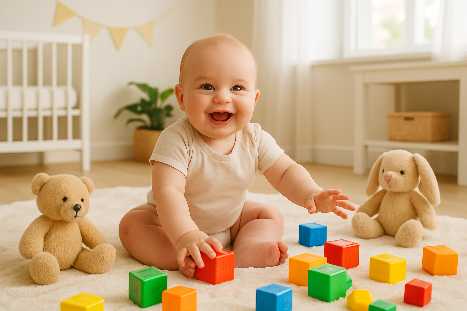 baby playing 