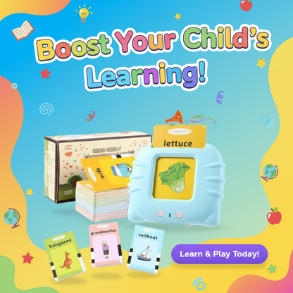 English Talking Flash Cards Promotional Banner