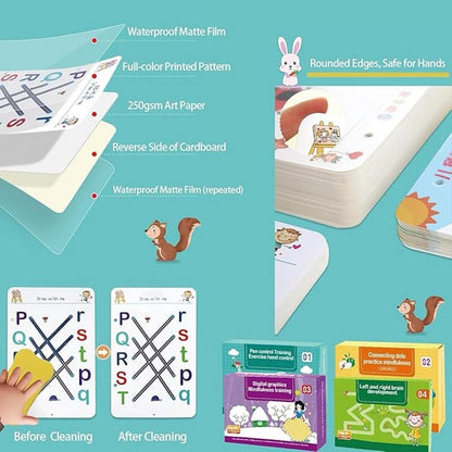 Hand Writing Pen Control Training Book