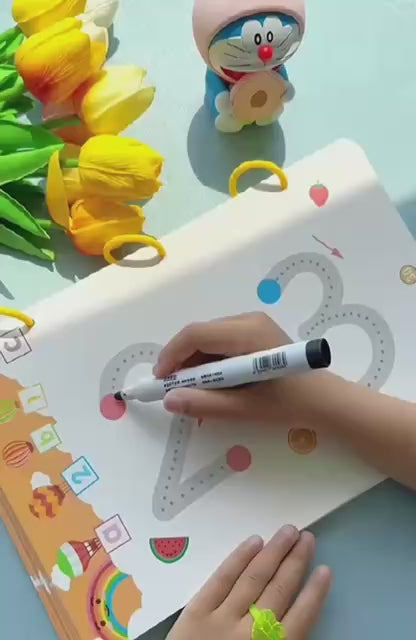 Hand Writing Pen Control Training Book